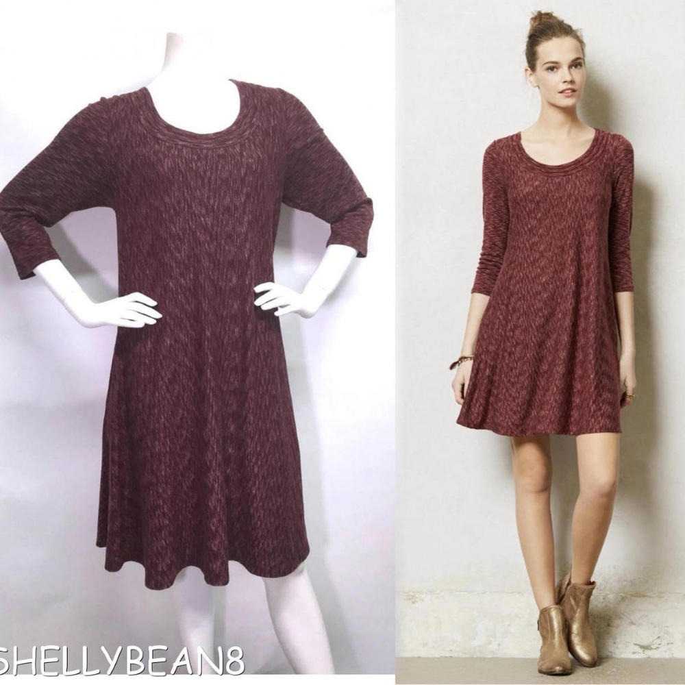 ❌❌SOLD❌❌ ANTHROPOLOGIE Narva A-Line SWING DRESS L - Picture 2 of 8